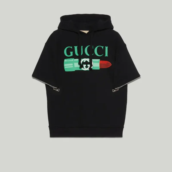 GUCCI COTTON JERSEY HOODED SWEATSHIRT - Image 7