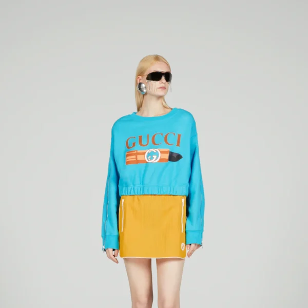 Gucci COTTON JERSEY SWEATSHIRT - Image 5