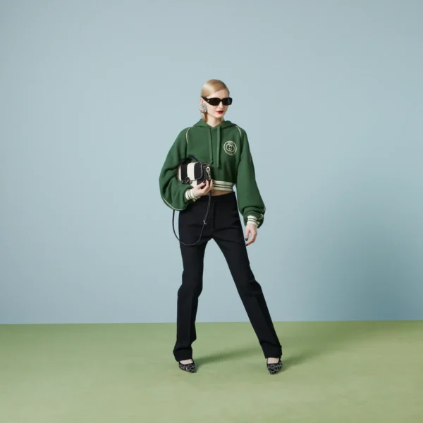 Gucci COTTON JERSEY HOODED SWEATSHIRT - Image 2