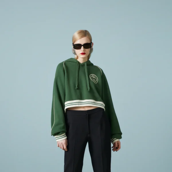 Gucci COTTON JERSEY HOODED SWEATSHIRT - Image 5
