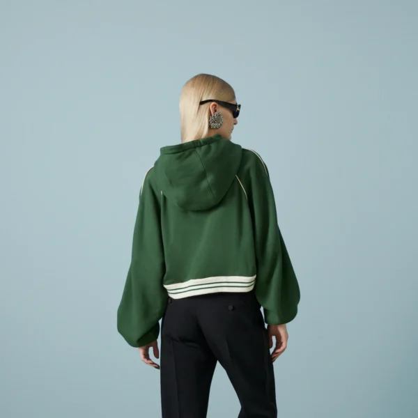 Gucci COTTON JERSEY HOODED SWEATSHIRT - Image 6