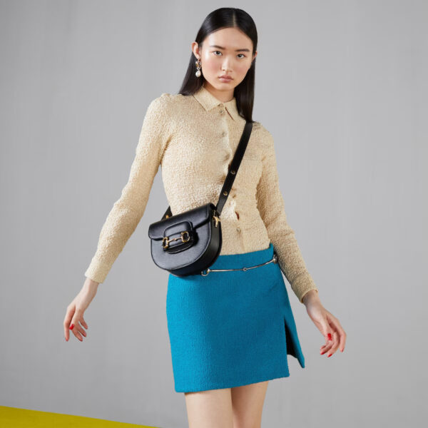 GUCCI HORSEBIT 1955 MINI ROUNDED BAG - Image 4