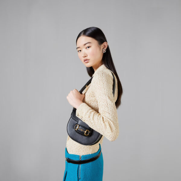 GUCCI HORSEBIT 1955 MINI ROUNDED BAG - Image 5