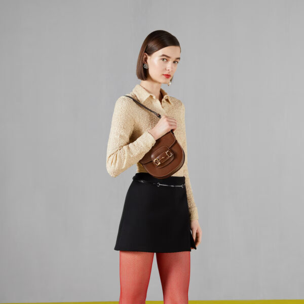 GUCCI HORSEBIT 1955 MINI ROUNDED BAG - Image 13