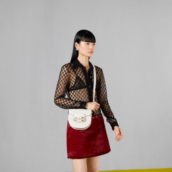 GUCCI HORSEBIT 1955 MINI ROUNDED BAG - Image 24