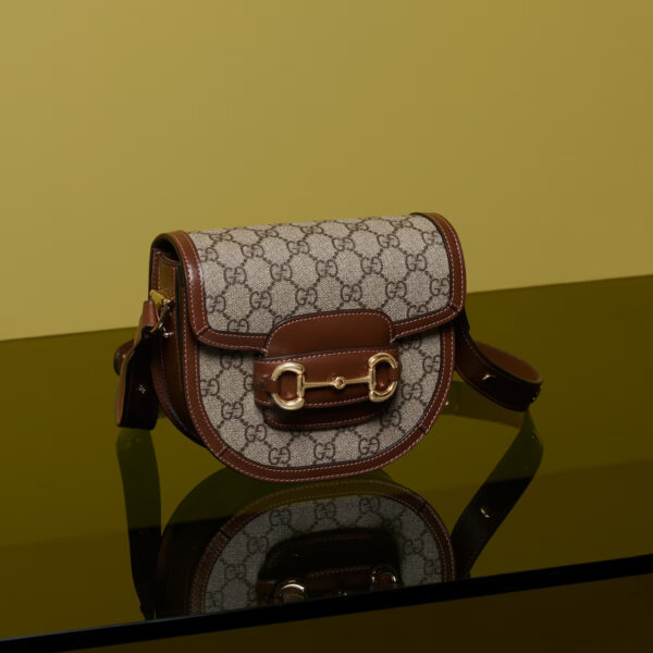 GUCCI HORSEBIT 1955 MINI ROUNDED BAG - Image 6