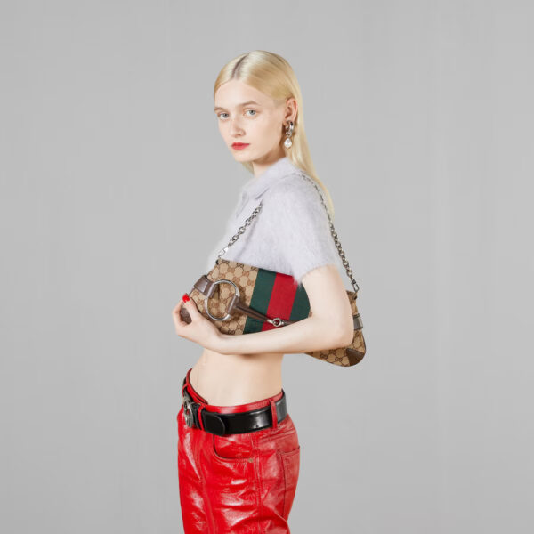 GUCCI HORSEBIT CHAIN SMALL SHOULDER BAG - Image 9