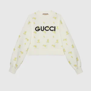 Gucci COTTON SWEATSHIRT WITH EMBROIDERY