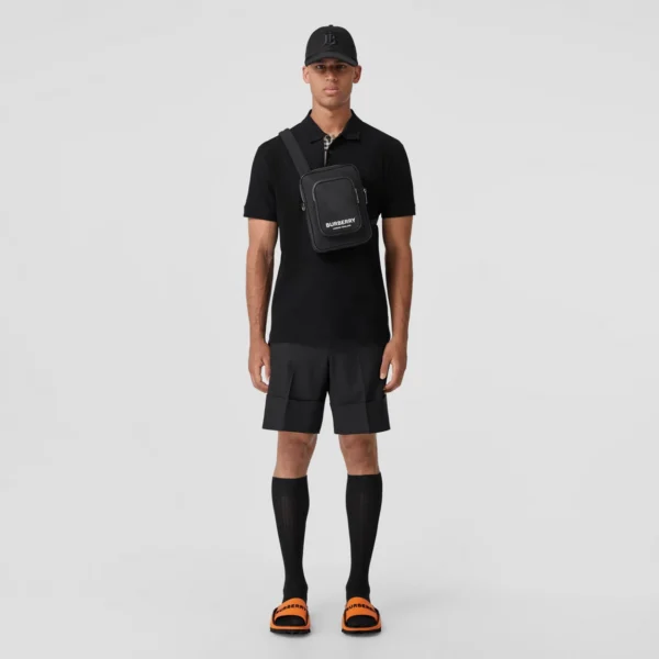 Men's Monogram Motif Cotton Piqué Polo Shirt - Image 15