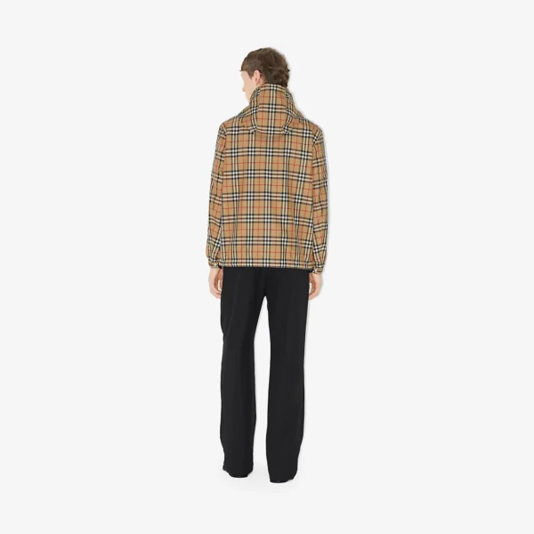 Men's Check Reversible Jacket - Image 4