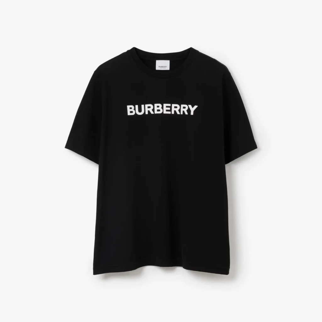 Burberry Logo Print Cotton T-shirt
