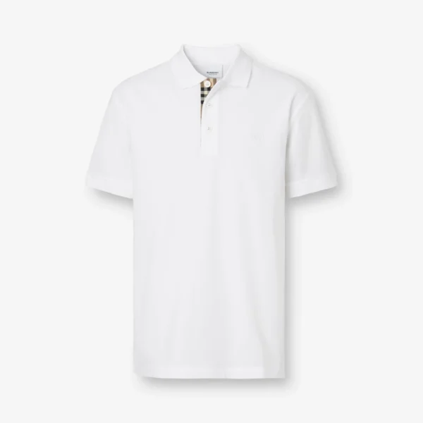 Men's Monogram Motif Cotton Piqué Polo Shirt