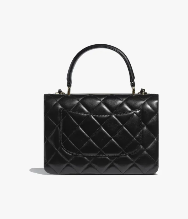 CHANEL FLAP BAG WITH TOP HANDLE - Image 2