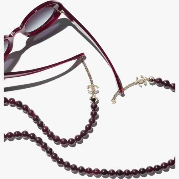 CHANEL ROUND SUNGLASSES - Image 4