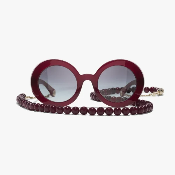 CHANEL ROUND SUNGLASSES - Image 2
