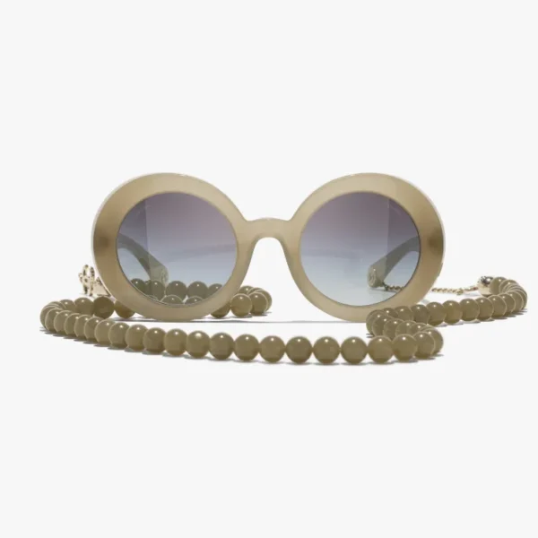 CHANEL ROUND SUNGLASSES - Image 2