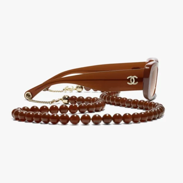 CHANEL RECTANGLE SUNGLASSES - Image 4