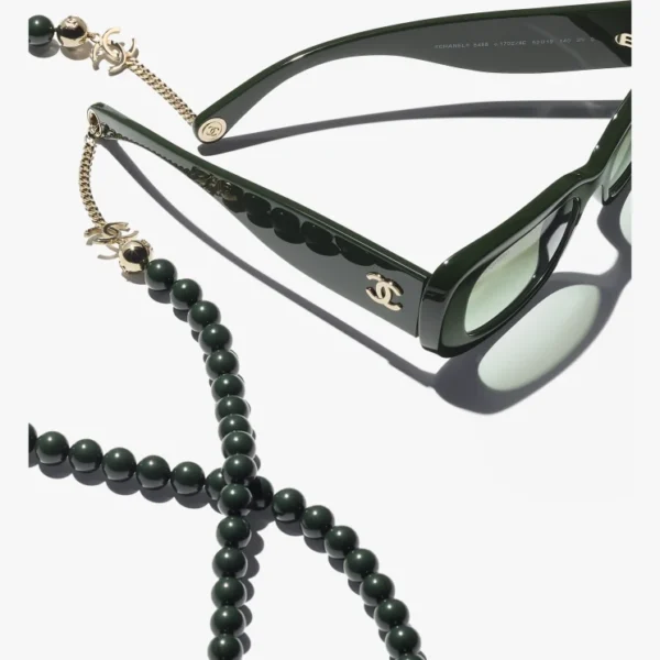 CHANEL RECTANGLE SUNGLASSES - Image 4