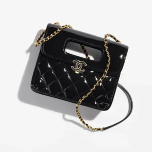 CHANEL MINI FLAP BAG WITH TOP HANDLE