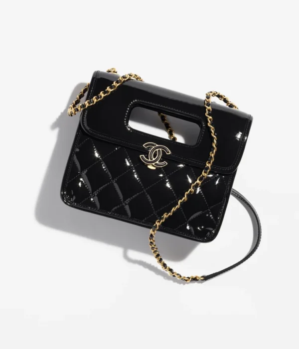 CHANEL MINI FLAP BAG WITH TOP HANDLE