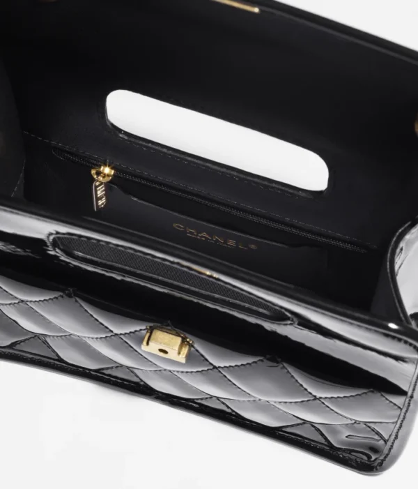 CHANEL MINI FLAP BAG WITH TOP HANDLE - Image 3