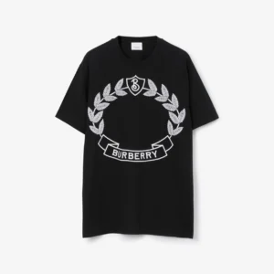 Oak Leaf Crest Cotton Oversized T-shirt