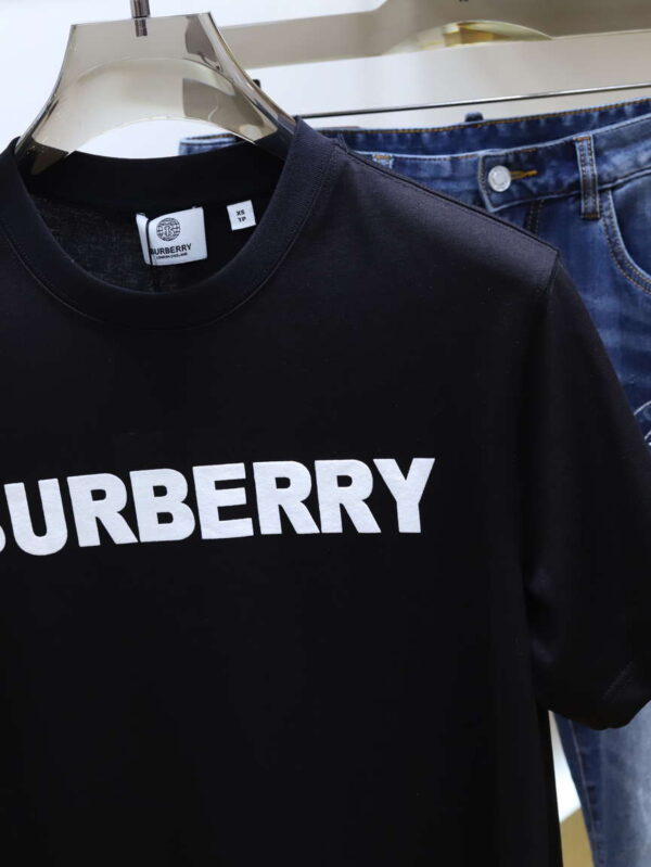 Burberry Logo Print Cotton T-shirt - Image 14