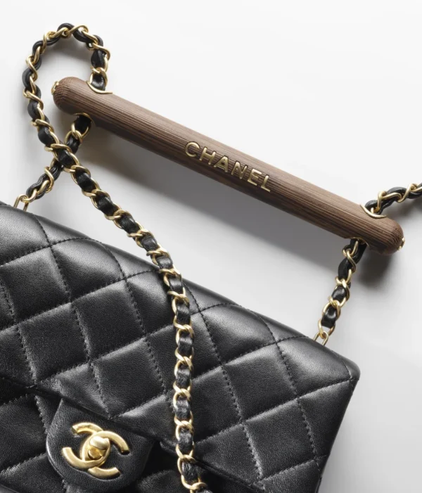 CHANEL SMALL FLAP BAG WITH TOP HANDLE - Image 3