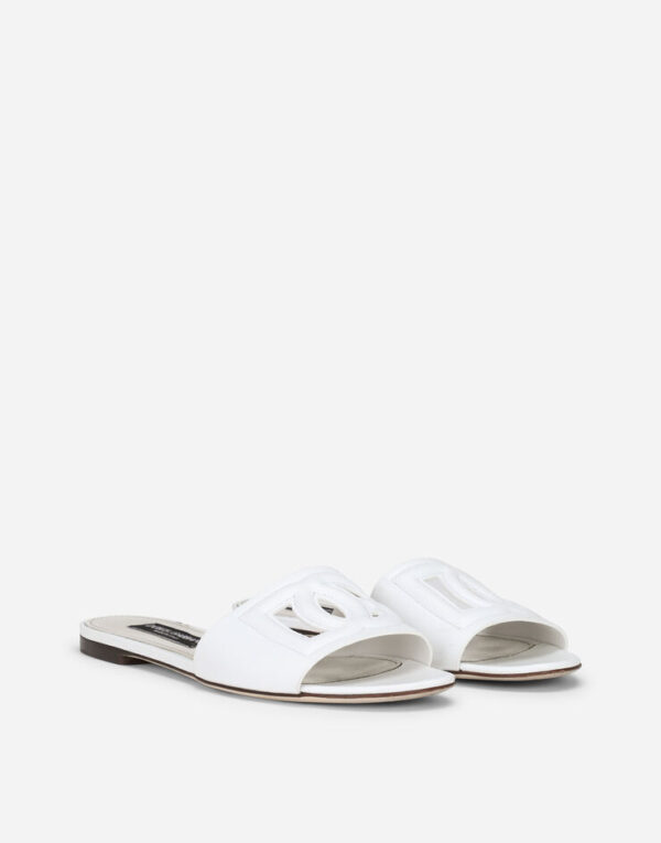Calfskin sliders with DG logo - Image 34