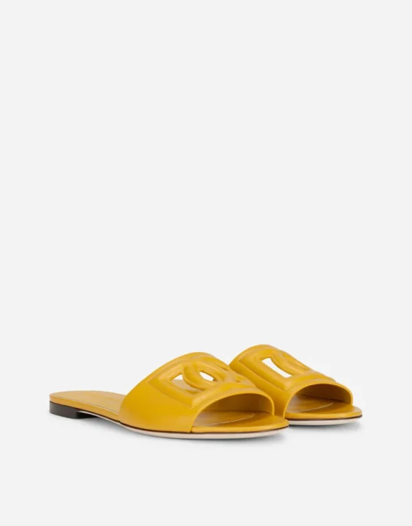 Calfskin sliders with DG logo - Image 30