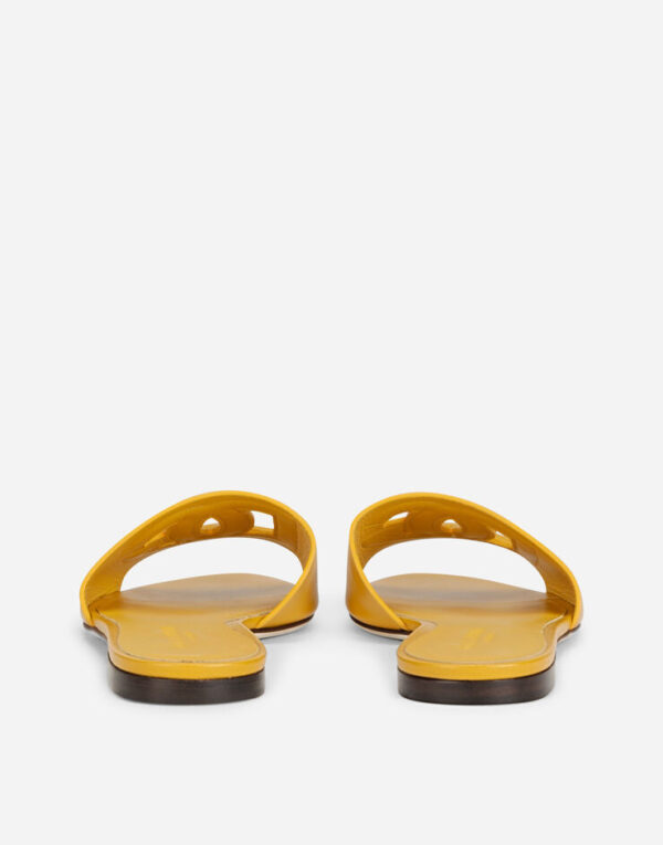 Calfskin sliders with DG logo - Image 31