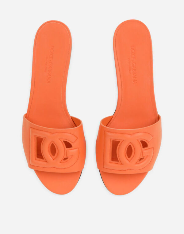 Calfskin sliders with DG logo - Image 28
