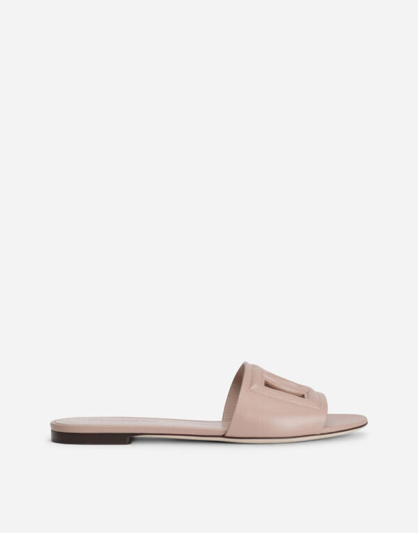 Calfskin sliders with DG logo - Image 21