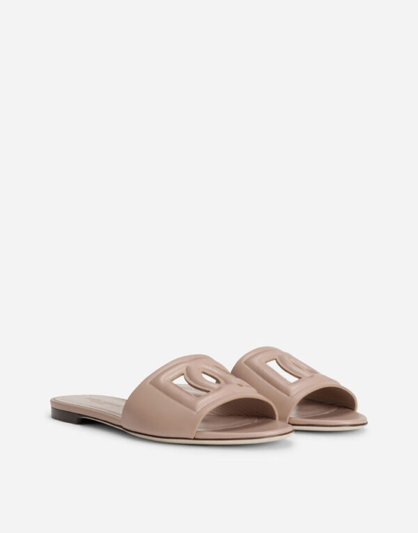 Calfskin sliders with DG logo - Image 22