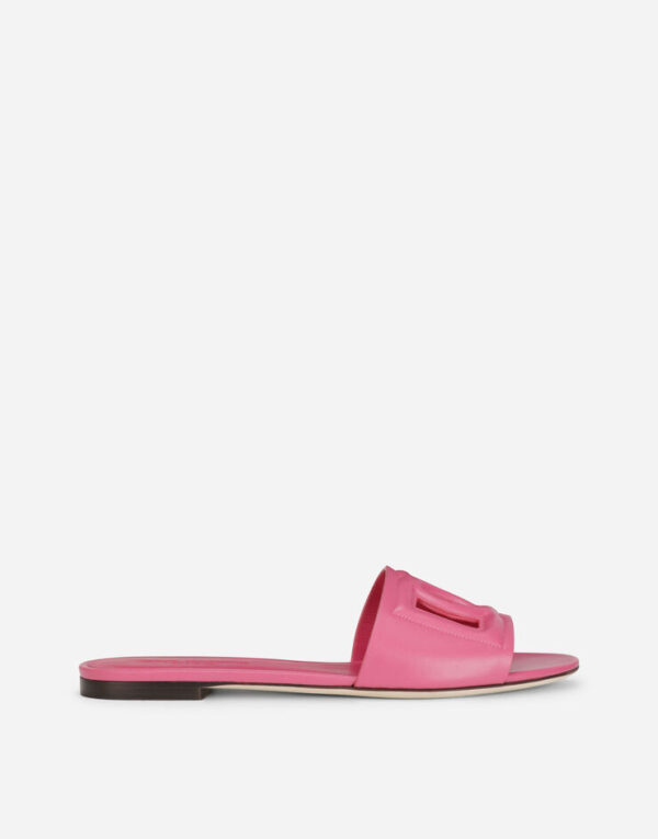 Calfskin sliders with DG logo - Image 17