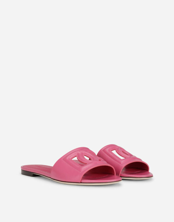 Calfskin sliders with DG logo - Image 18