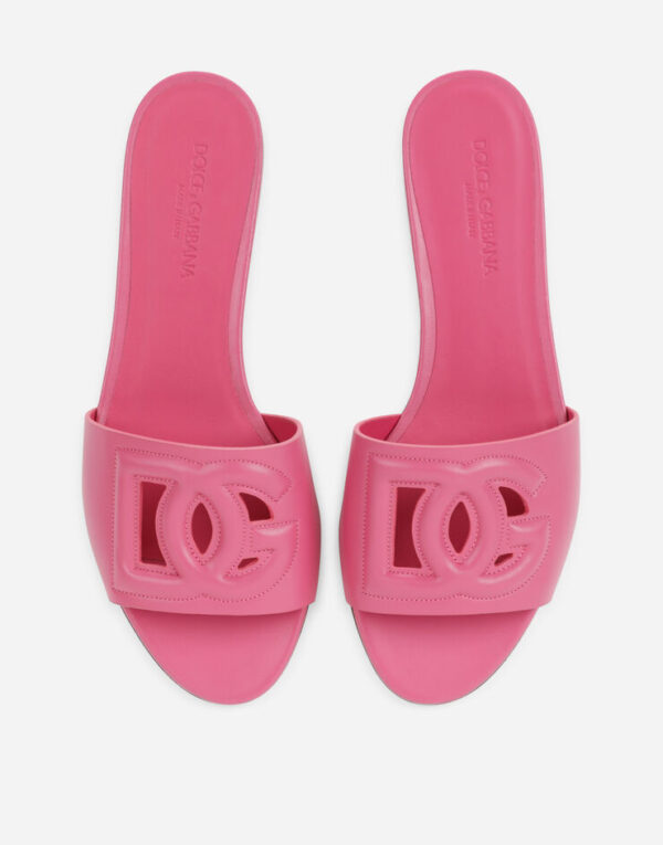 Calfskin sliders with DG logo - Image 20