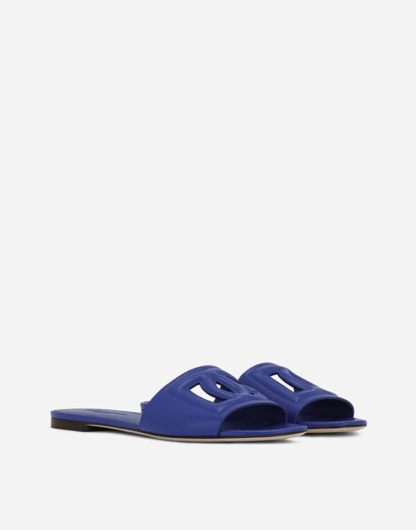 Calfskin sliders with DG logo - Image 13