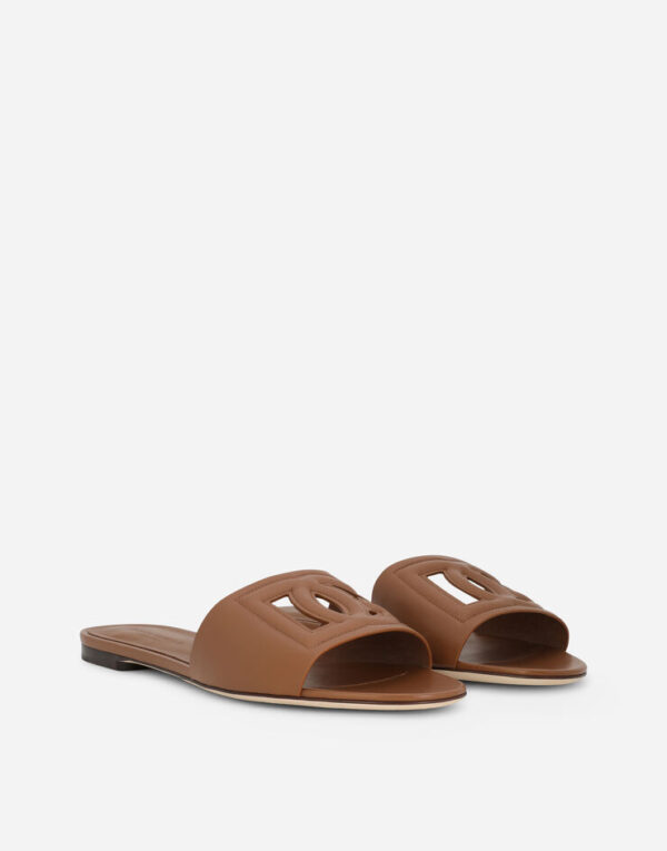 Calfskin sliders with DG logo - Image 6