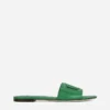 Calfskin sliders with DG logo - Image 2