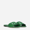 Calfskin sliders with DG logo