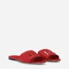 Calfskin sliders with DG logo - Image 39