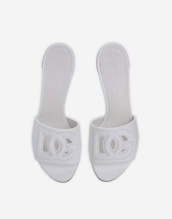 Calfskin mules with DG Millennials logo - Image 8