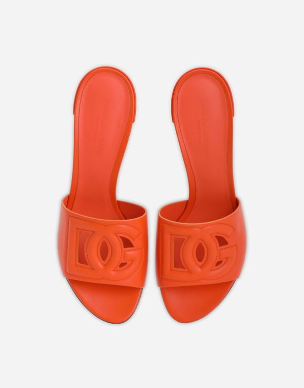 Calfskin mules with DG Millennials logo - Image 4