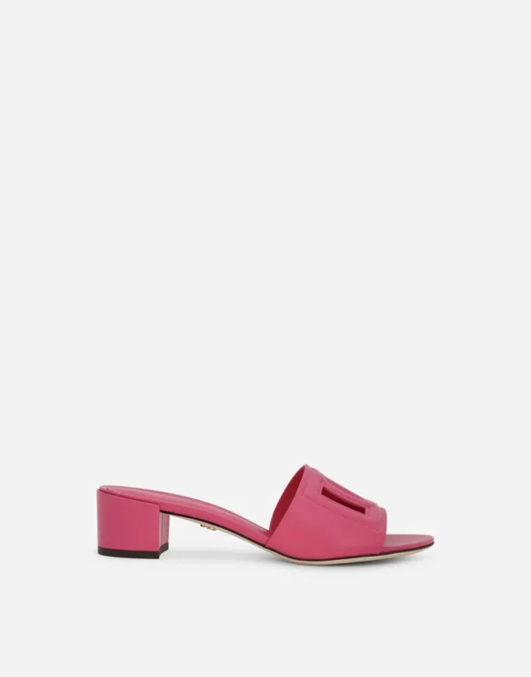 Calfskin mules with DG Millennials logo - Image 9