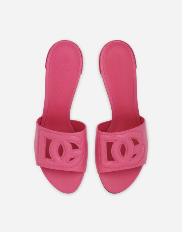Calfskin mules with DG Millennials logo - Image 12