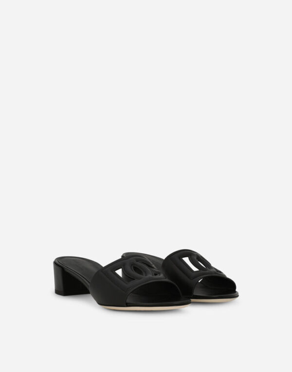 Calfskin mules with DG Millennials logo - Image 14