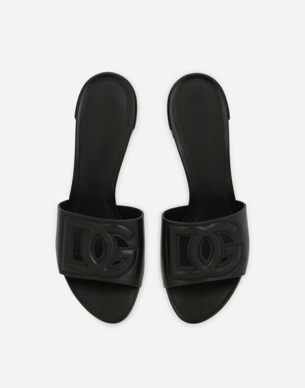 Calfskin mules with DG Millennials logo - Image 16