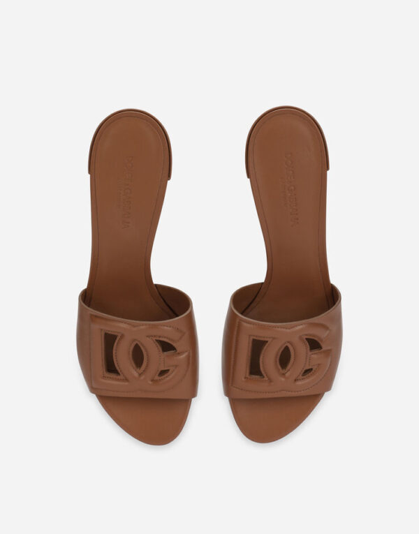 Calfskin mules with DG Millennials logo - Image 20