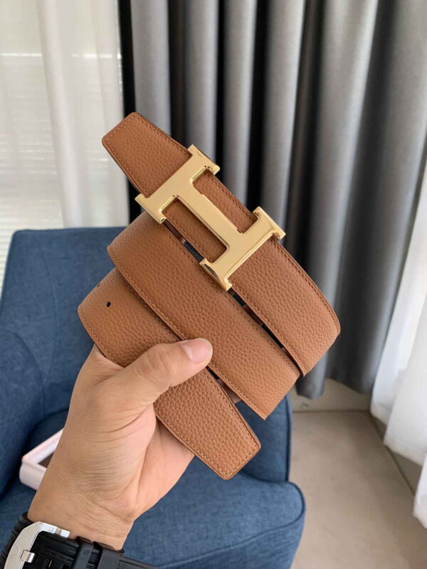 Constance belt buckle & Reversible leather strap 38 mm
